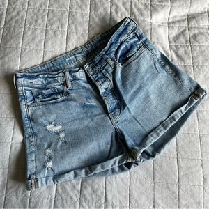 Old Navy O.G. High Rise Straight Secret Smooth Pocket shorts size 14